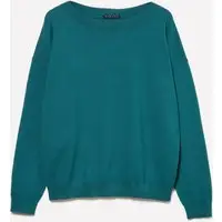 Maglia Over Fit, Donna, Verde Ottanio miniatura 4
