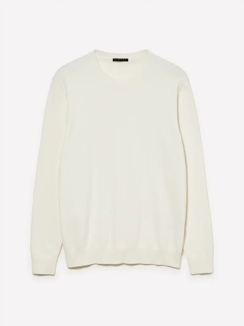 Maglia Regular Fit, Uomo, Bianco Panna