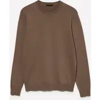 Maglia Regular Fit, Uomo, Marrone miniatura 4