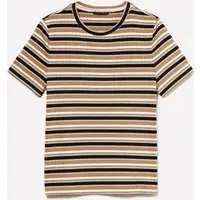 Maglietta A Coste, Donna, Multicolore miniatura 4