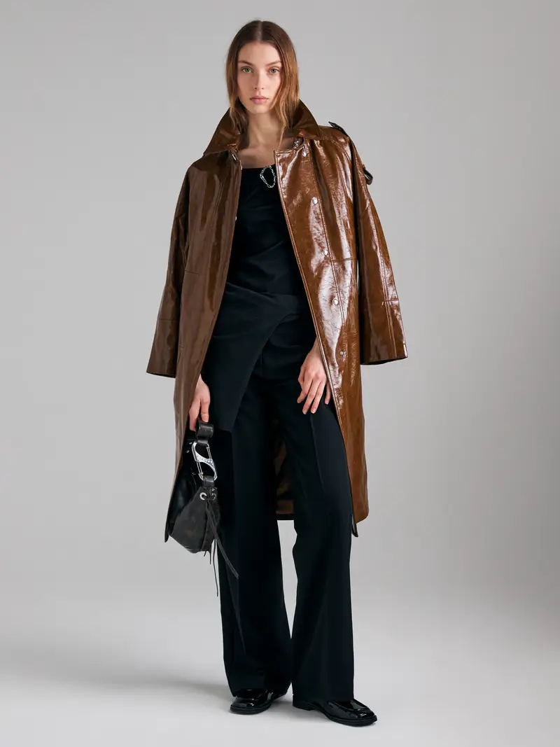 Maglietta Off Shoulder Con Anello Sliver, Donna, Nero