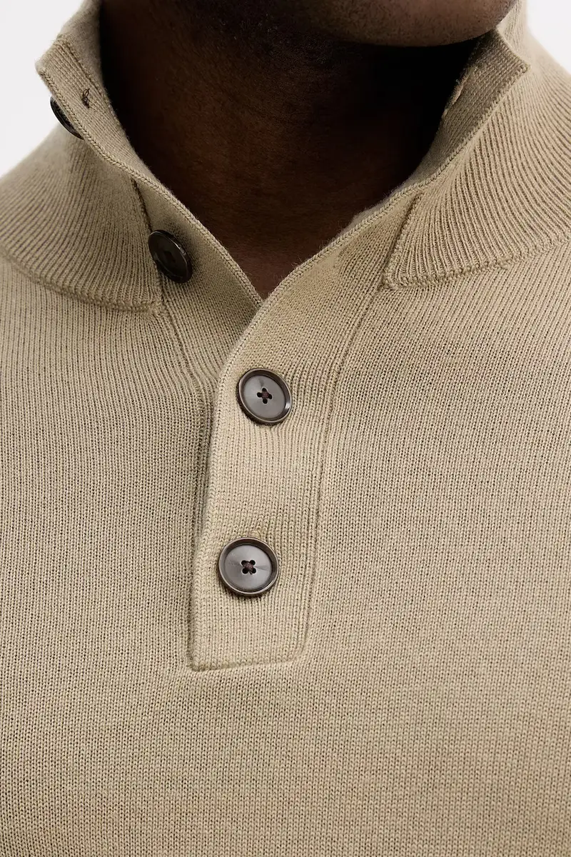 maglione con lana Beige miniatura 5