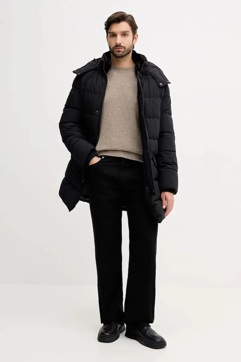 maglione con lana colore beige 18AYS104I miniatura 2