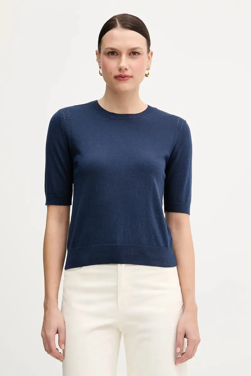 maglione con lana colore blu navy 1SBXM106L