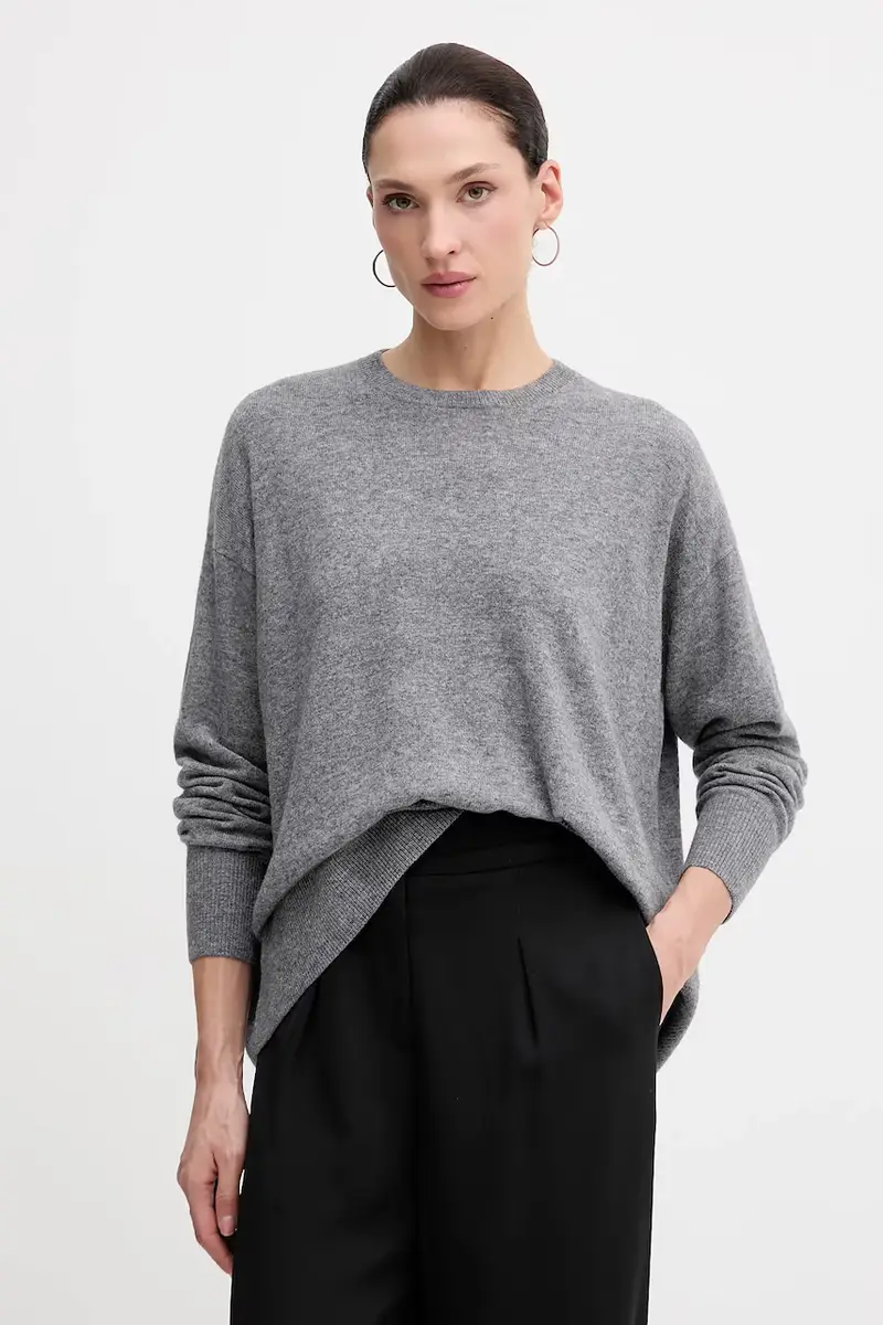 maglione con lana colore grigio 18AYM103K