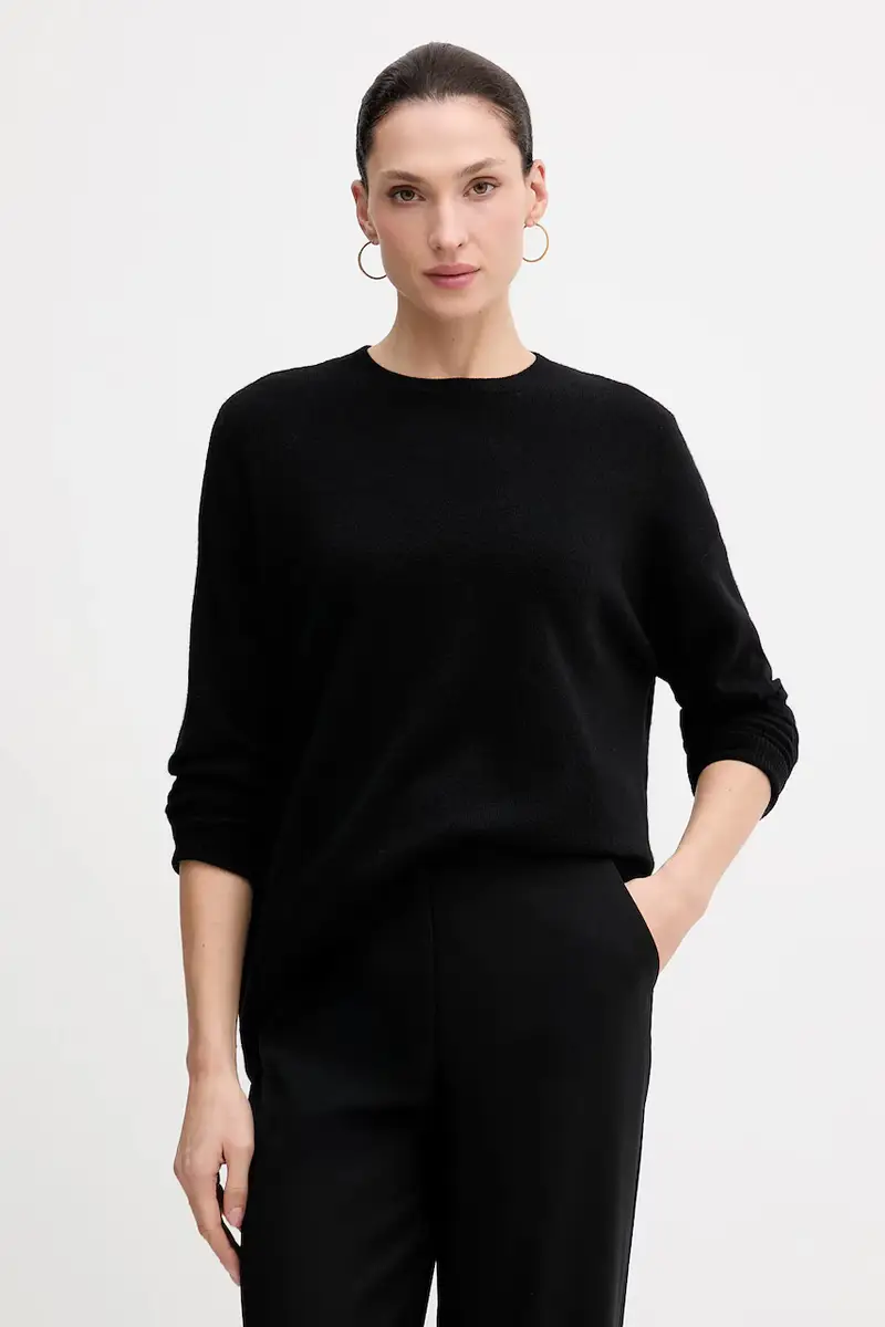 maglione con lana colore nero 18AYM103K