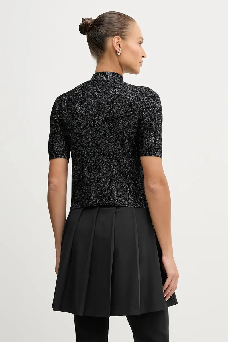 maglione con lana colore nero 1WH2M2025 miniatura 3