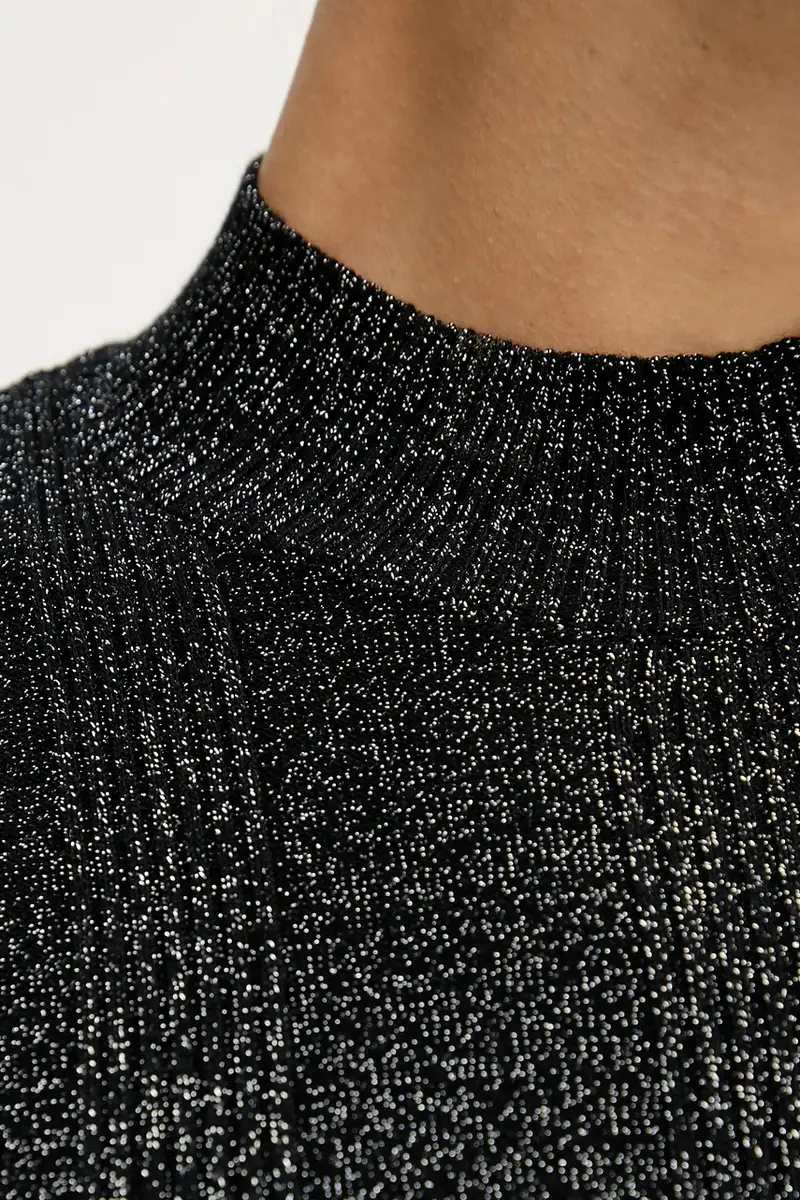 maglione con lana colore nero 1WH2M2025 miniatura 5