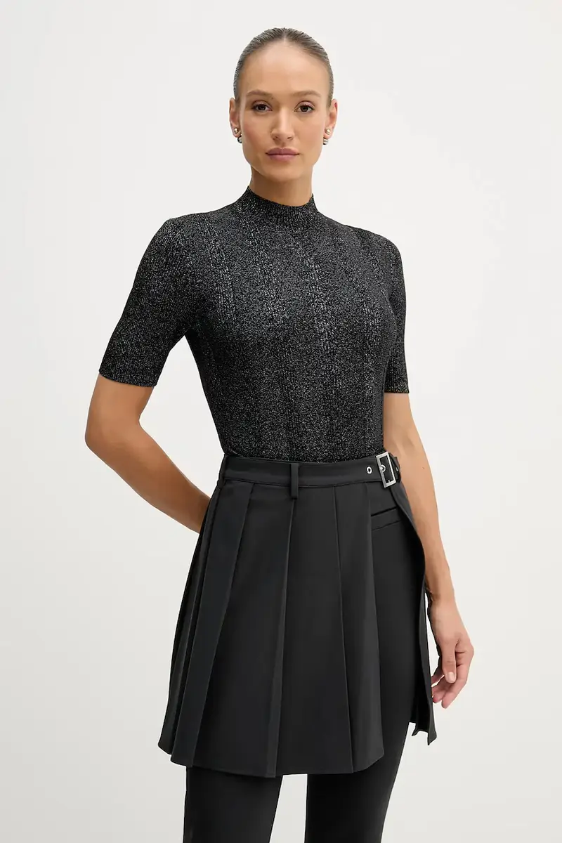 maglione con lana colore nero 1WH2M2025