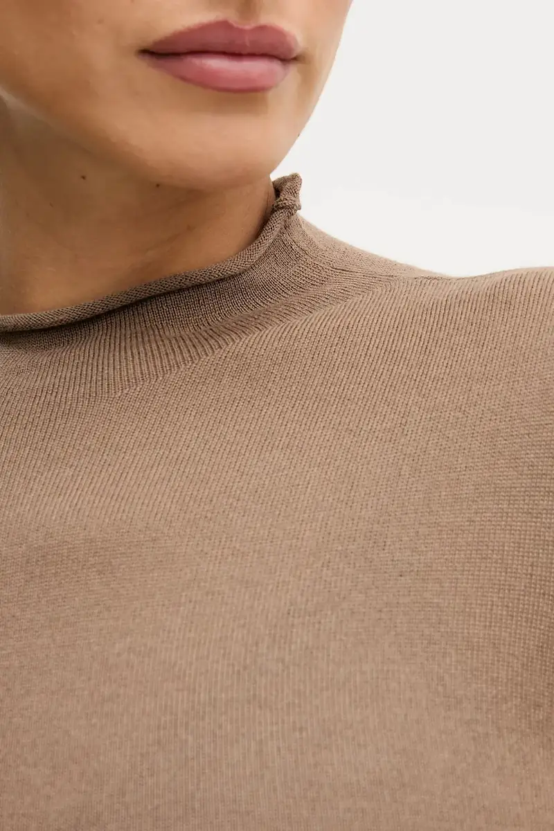 maglione con lana Marrone miniatura 5