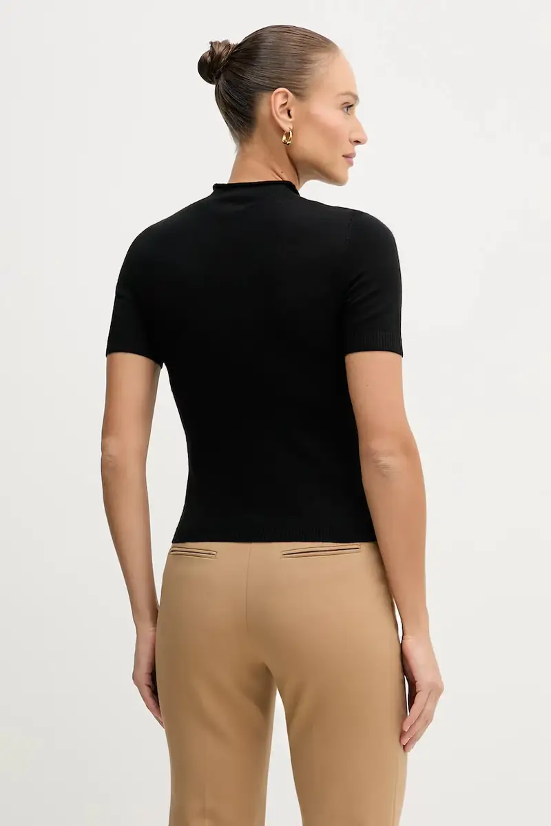 maglione con lana Nero miniatura 3