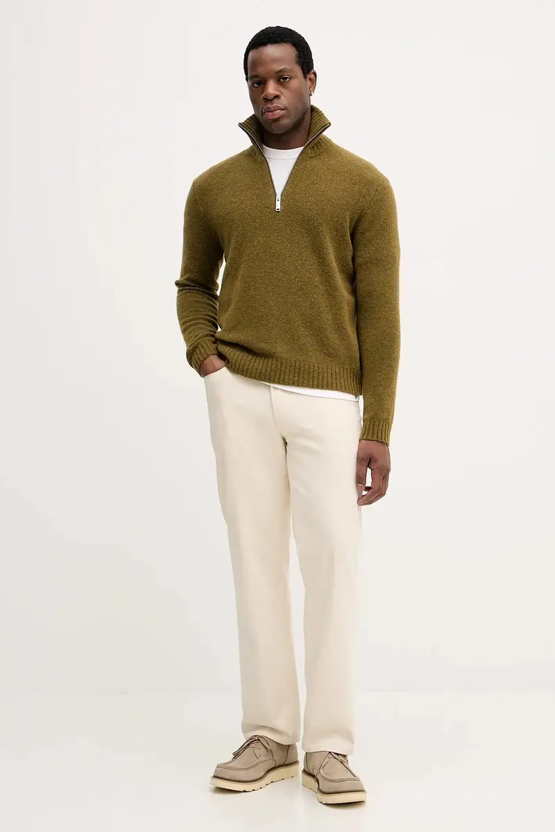 maglione con lana Verde miniatura 2