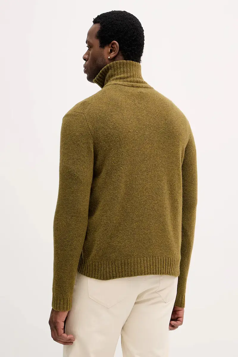 maglione con lana Verde miniatura 3