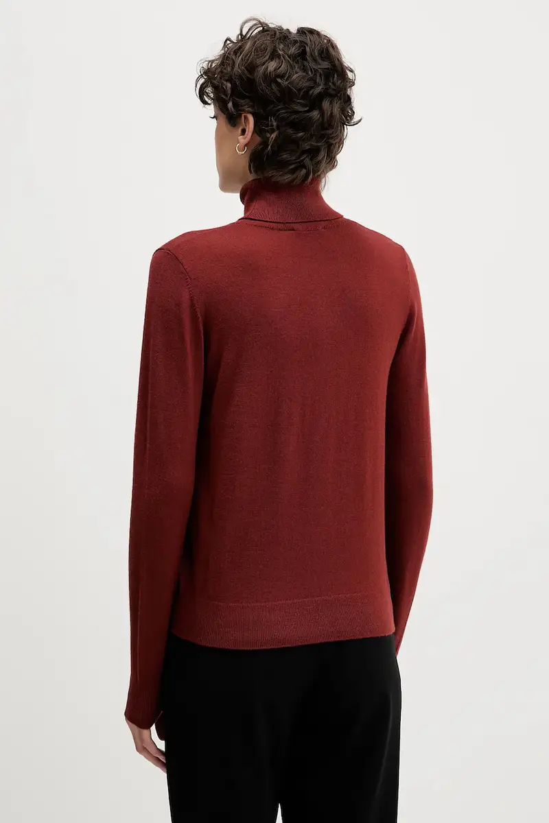 maglione donna 11BAM201C Rosso miniatura 3