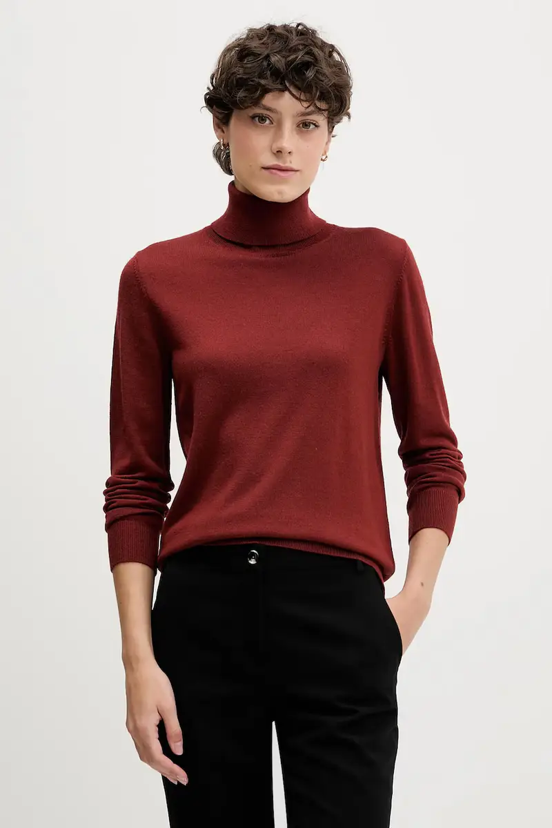 maglione donna 11BAM201C Rosso