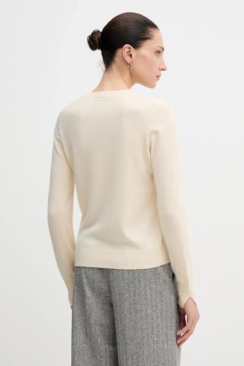 maglione donna colore beige 102HM100F miniatura 3