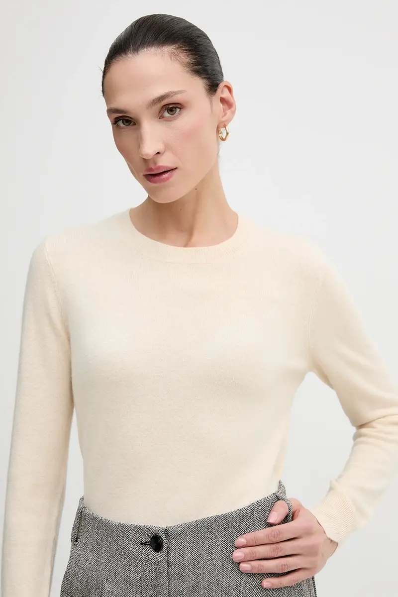 maglione donna colore beige 102HM100F miniatura 4