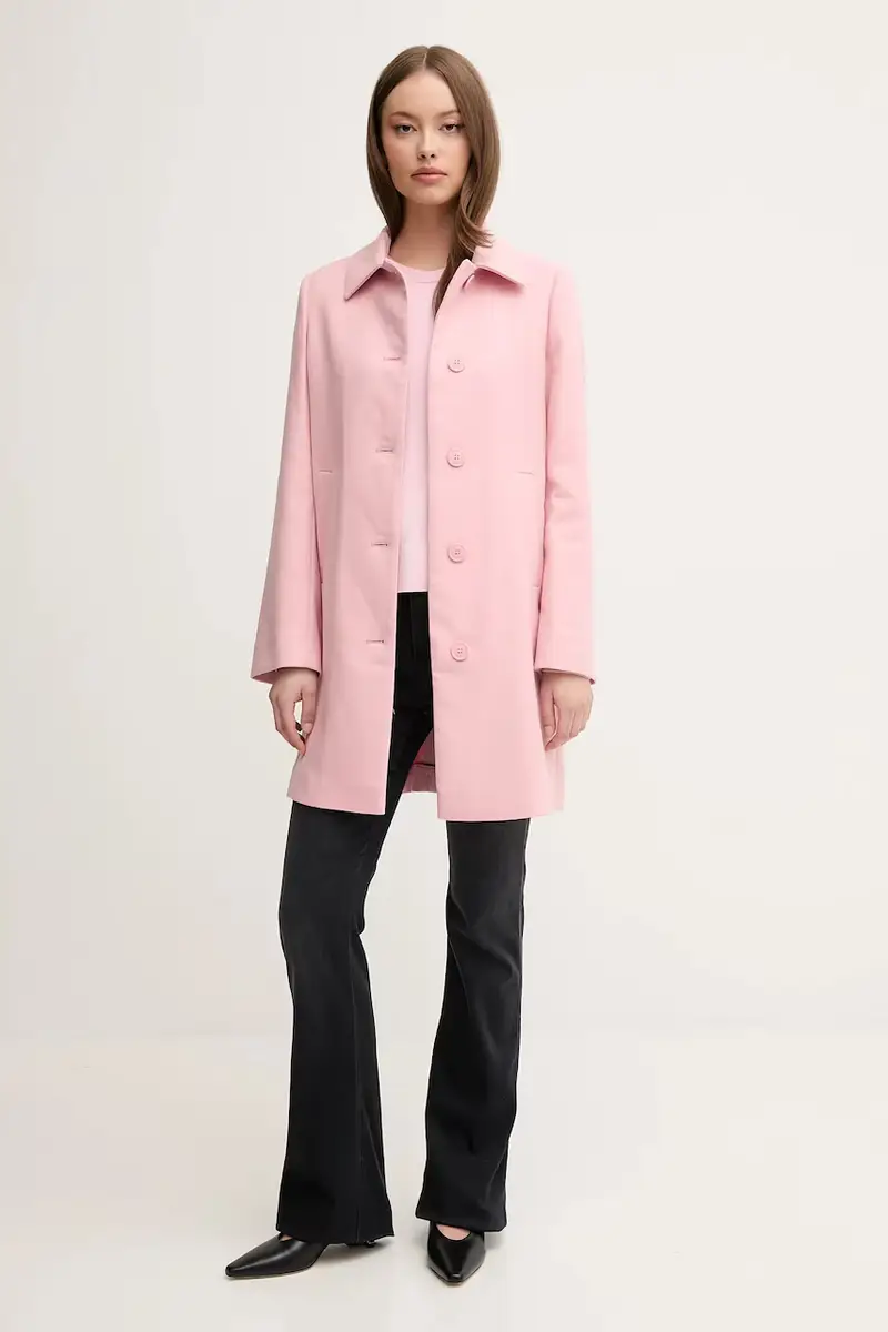 maglione donna colore beige 17Q3M100F Rosa miniatura 2