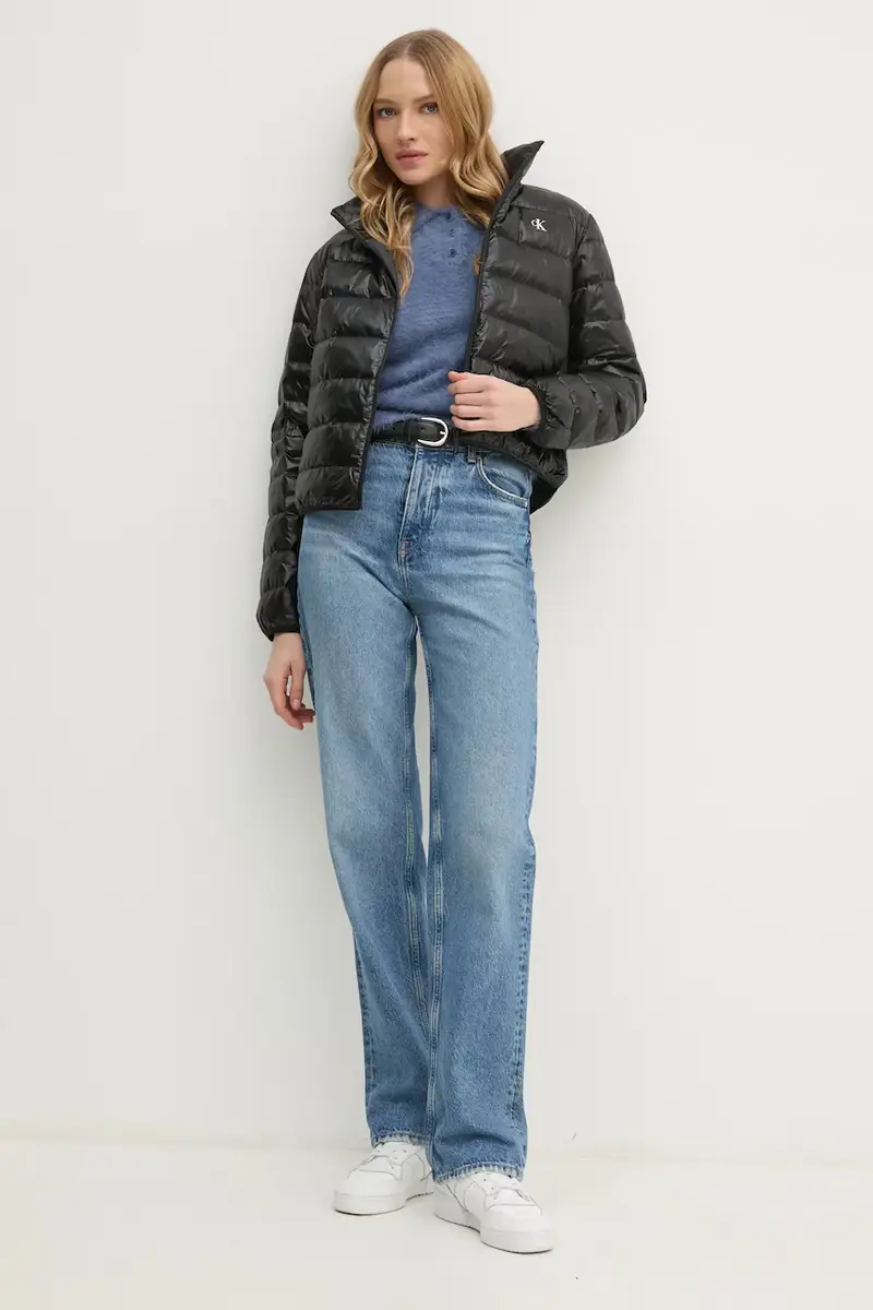 maglione donna colore blu 19VBM300B miniatura 2