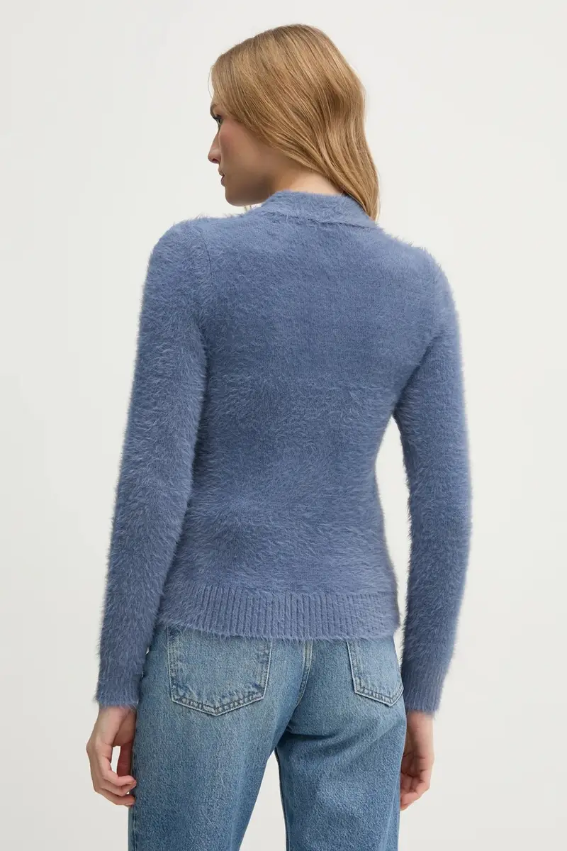 maglione donna colore blu 19VBM300B miniatura 3