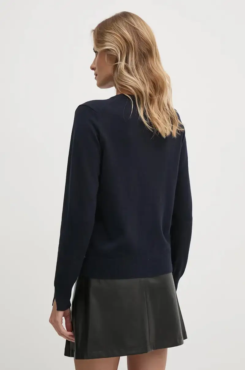 maglione donna colore blu navy 102HM100F miniatura 3