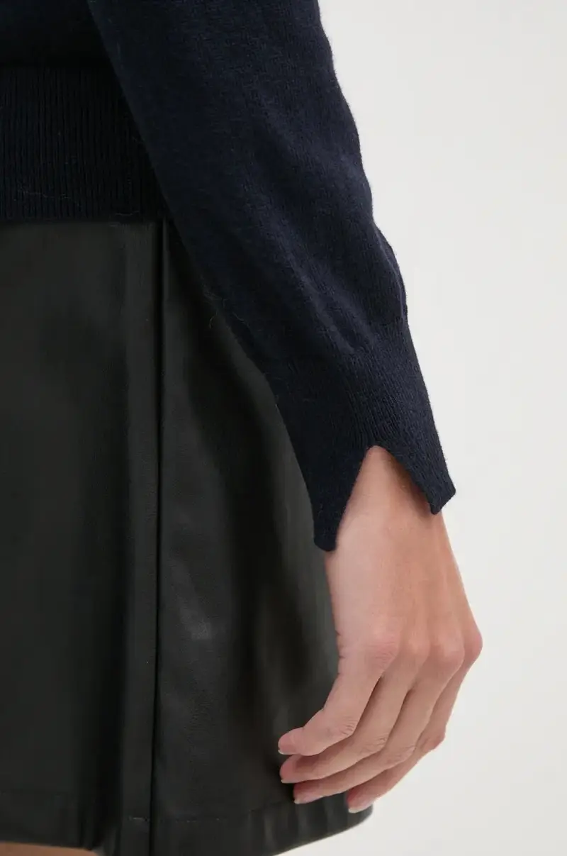 maglione donna colore blu navy 102HM100F miniatura 5