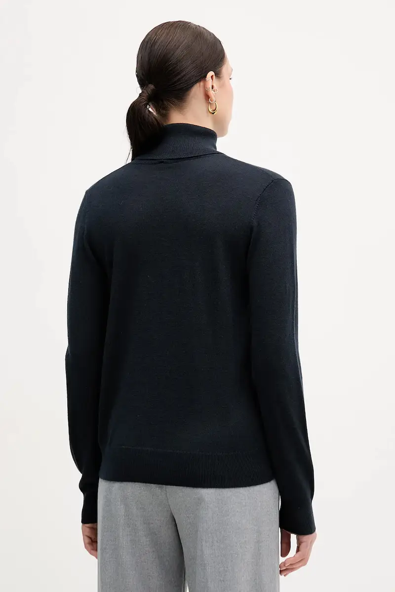 maglione donna colore blu navy 11BAM201C miniatura 3