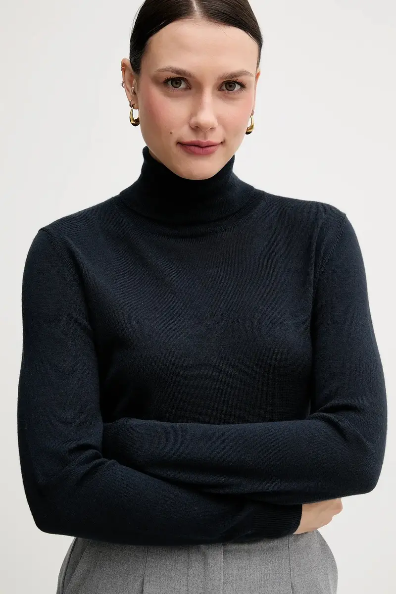 maglione donna colore blu navy 11BAM201C miniatura 4