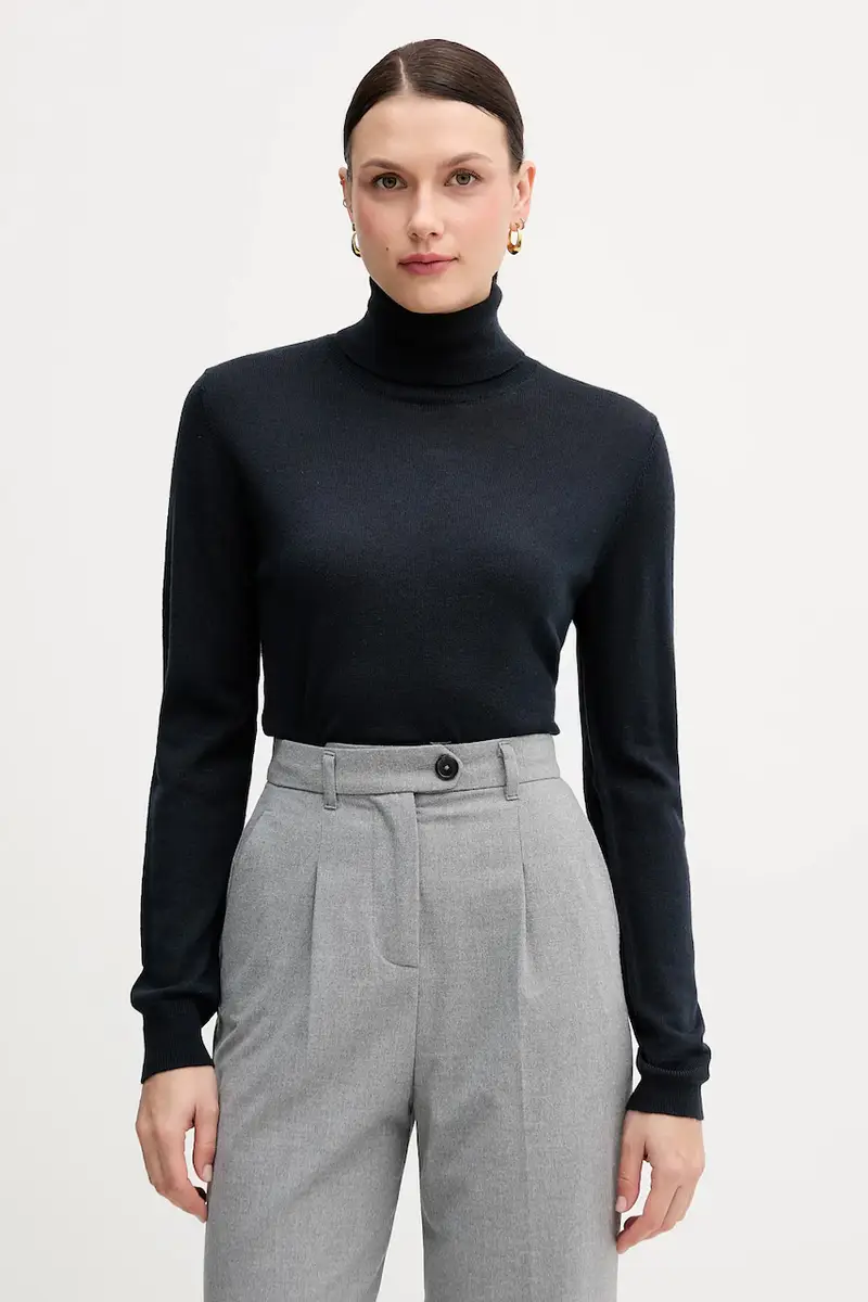 maglione donna colore blu navy 11BAM201C