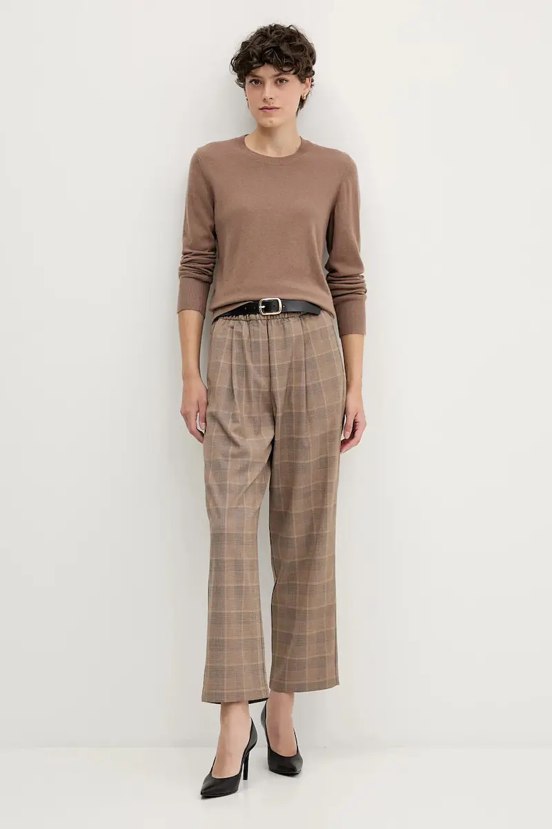 maglione donna colore marrone 102HM100F miniatura 2