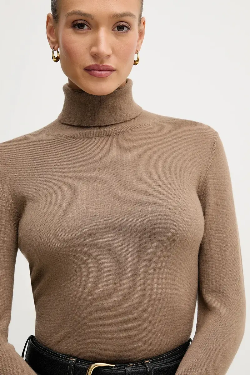 maglione donna colore marrone 11BAM201C miniatura 4