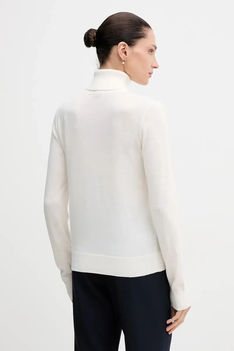 maglione donna colore marrone 11BAM201C Beige miniatura 3