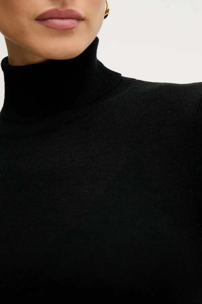 maglione donna colore marrone 11BAM201C Nero miniatura 5