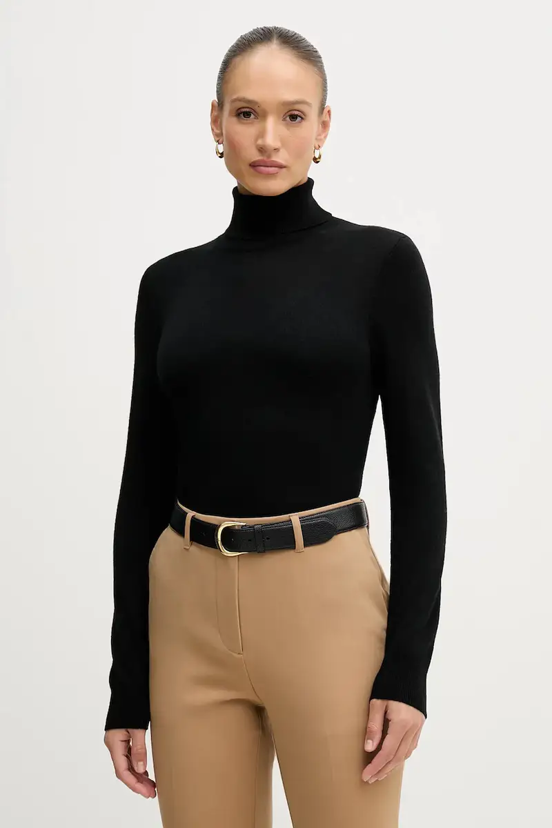 maglione donna colore marrone 11BAM201C Nero