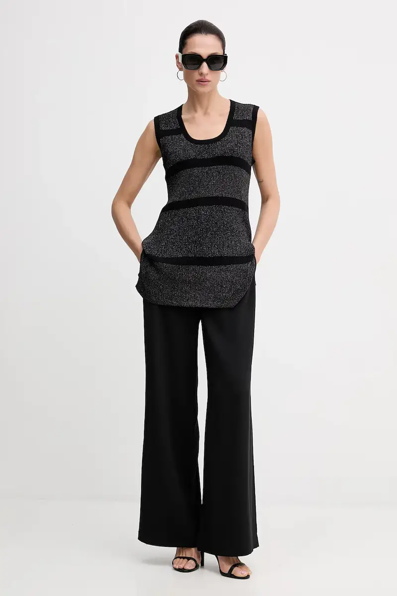 maglione donna colore nero 1194LH00M miniatura 2