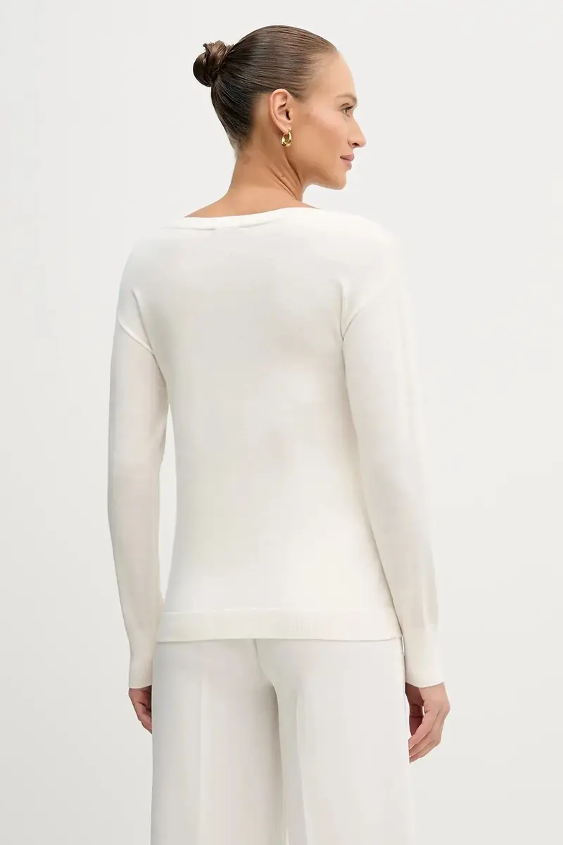 maglione in lana Beige miniatura 3