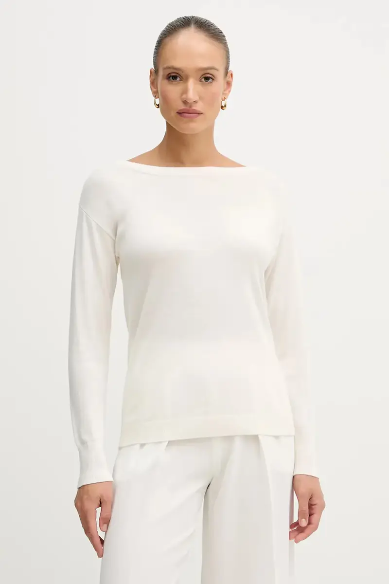 maglione in lana Beige