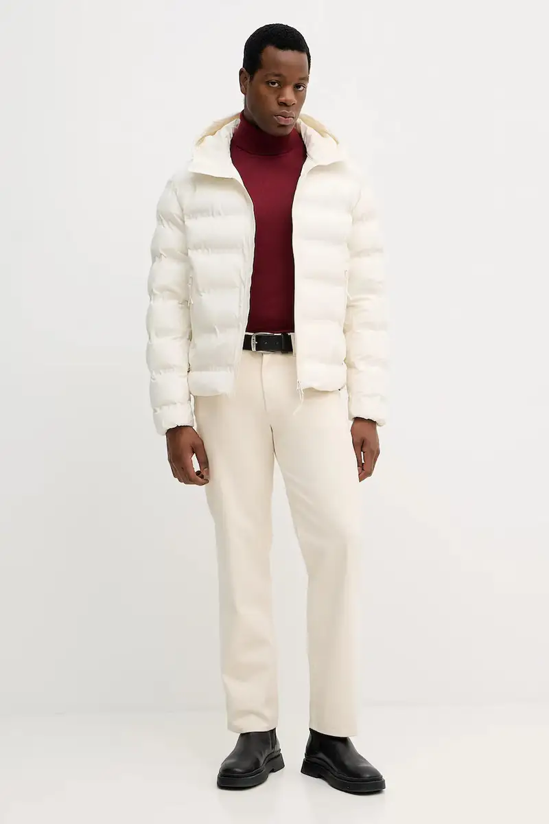 maglione in lana uomo colore grigio 11BAS200A Granata miniatura 2