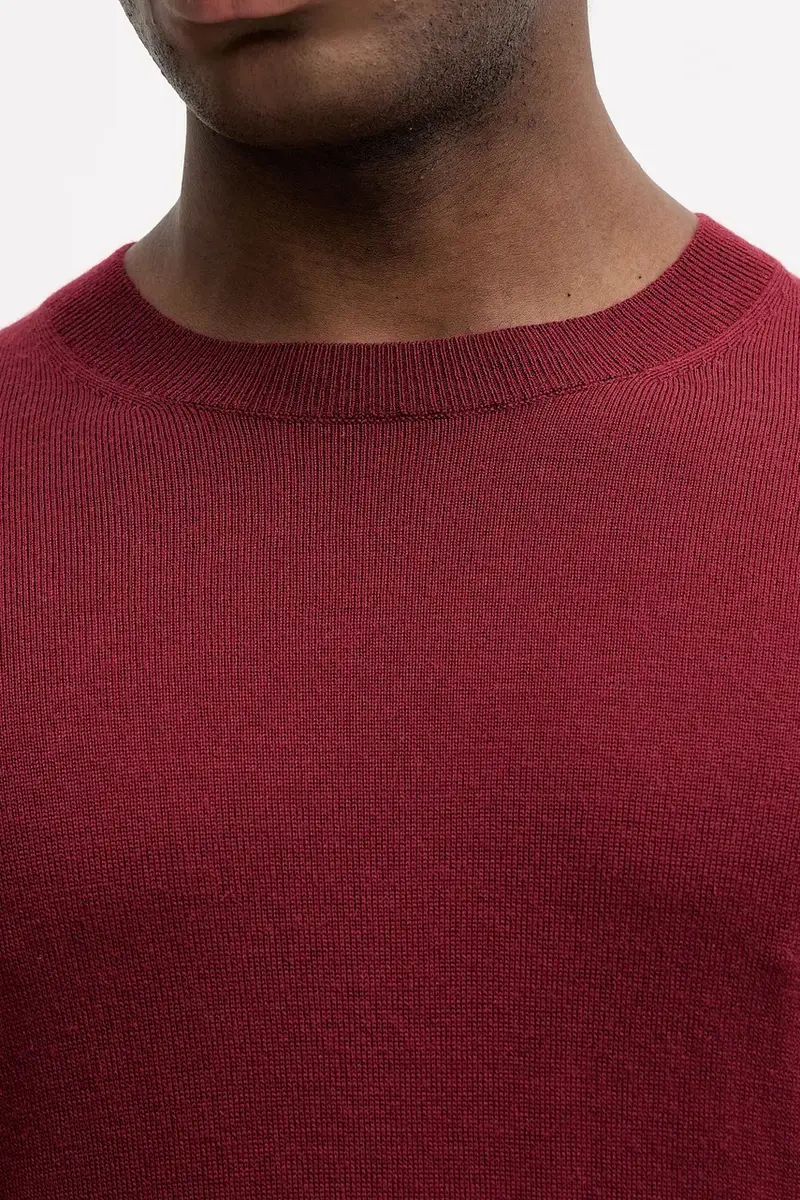 maglione in lana uomo colore verde 11BAS100Y Granata miniatura 5