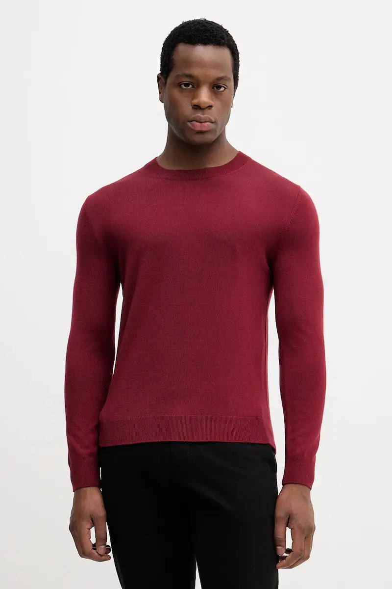 maglione in lana uomo colore verde 11BAS100Y Granata