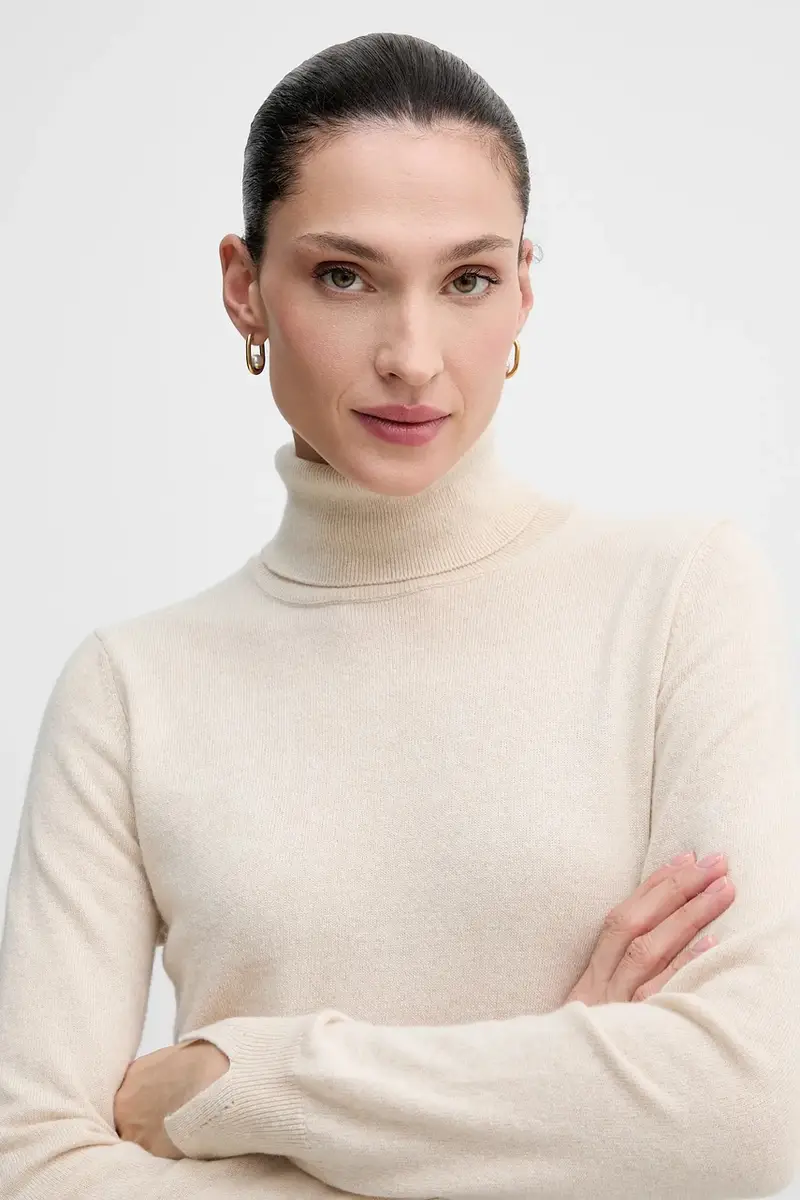 maglione in misto lana Beige miniatura 4