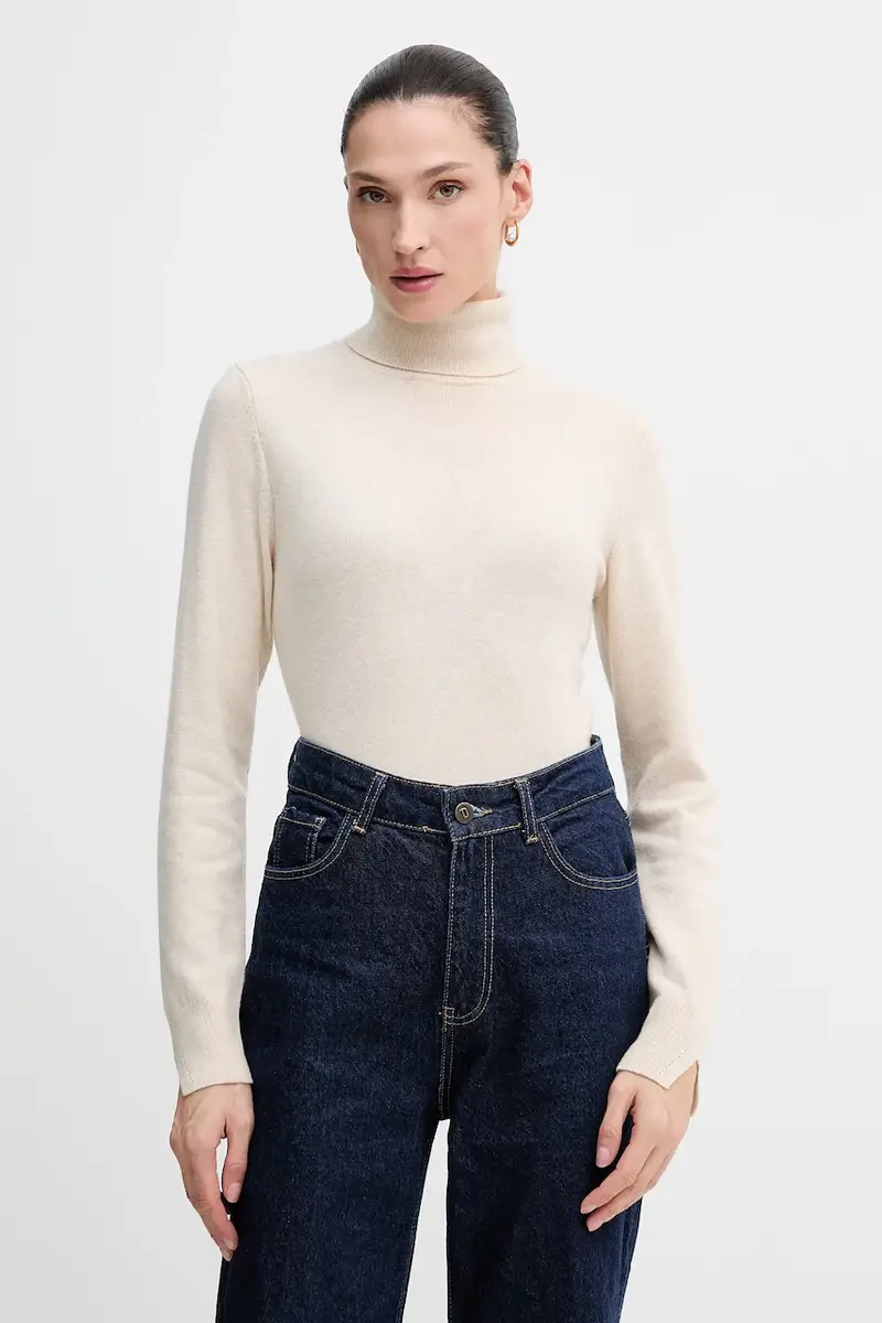 maglione in misto lana Beige