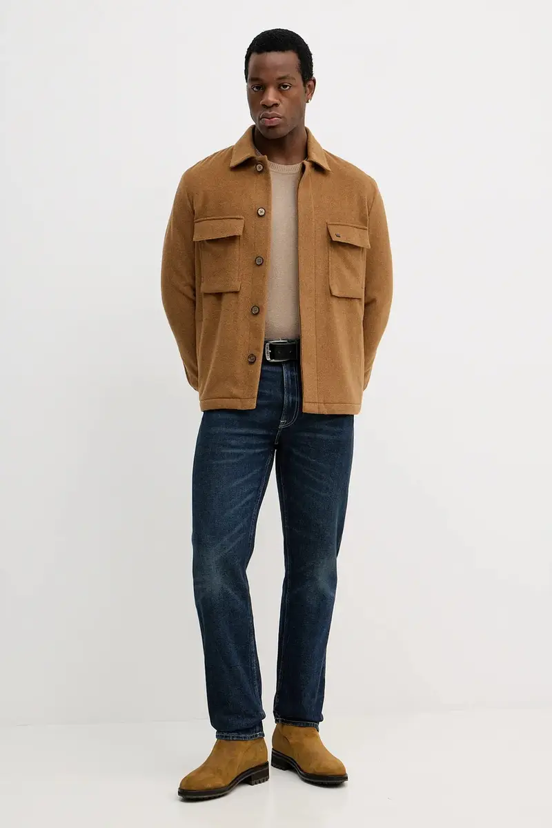 maglione in misto lana Beige miniatura 2