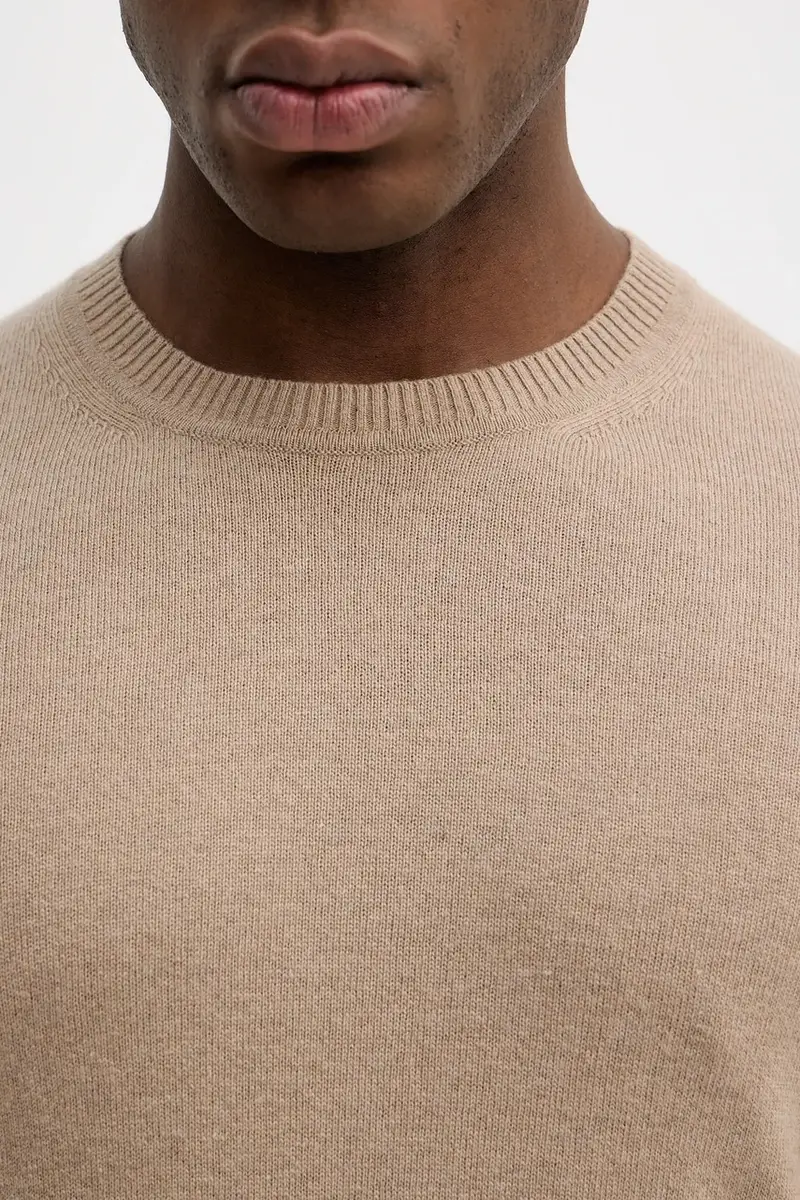 maglione in misto lana Beige miniatura 5