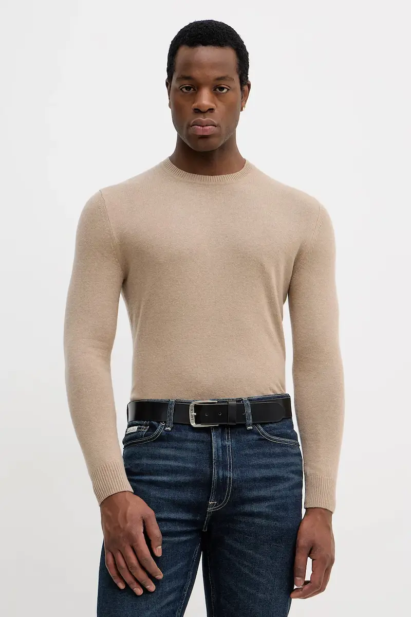 maglione in misto lana Beige