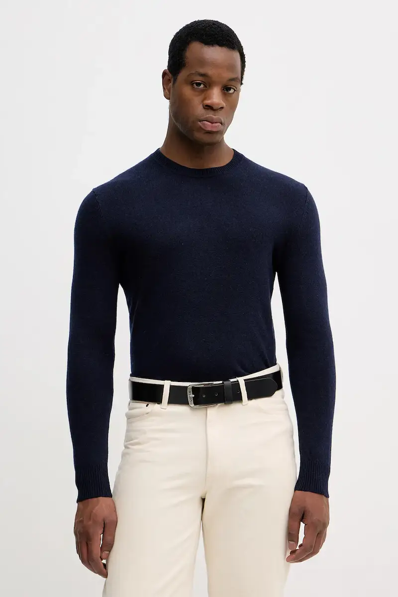 maglione in misto lana Blu navy