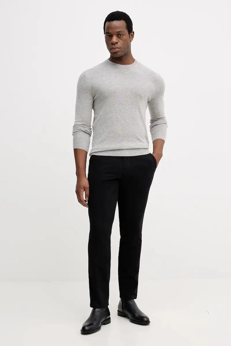 maglione in misto lana Grigio miniatura 2