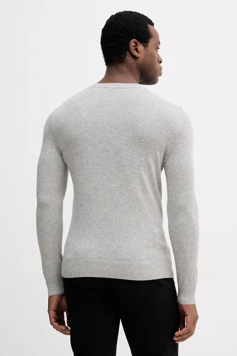 maglione in misto lana Grigio miniatura 3