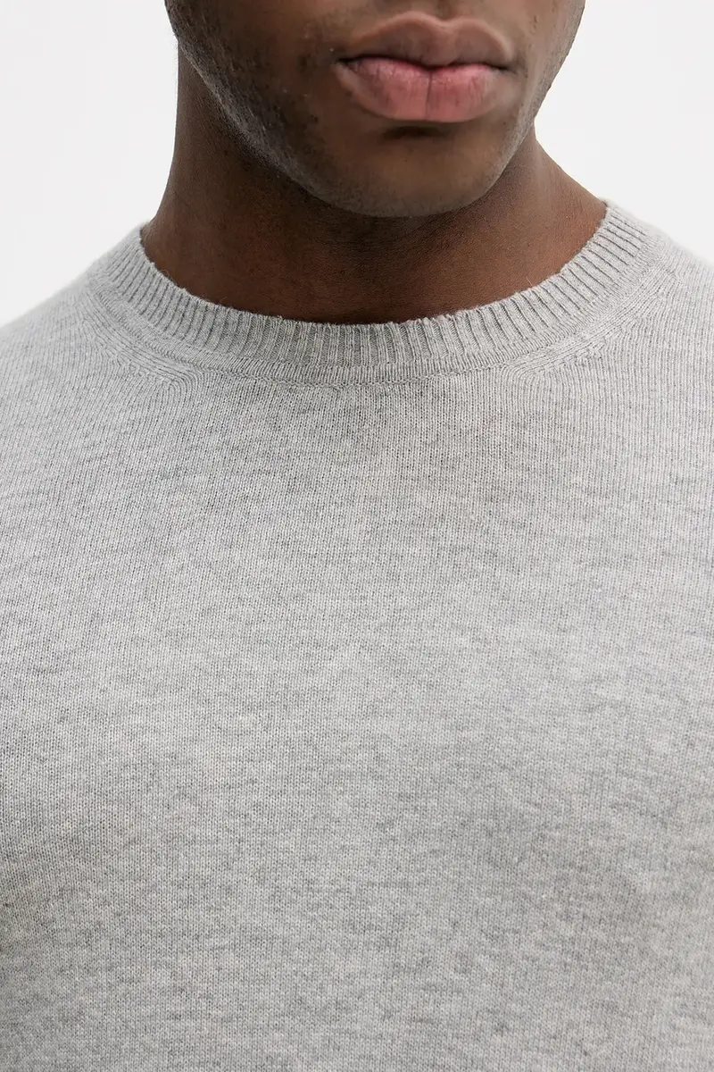 maglione in misto lana Grigio miniatura 5