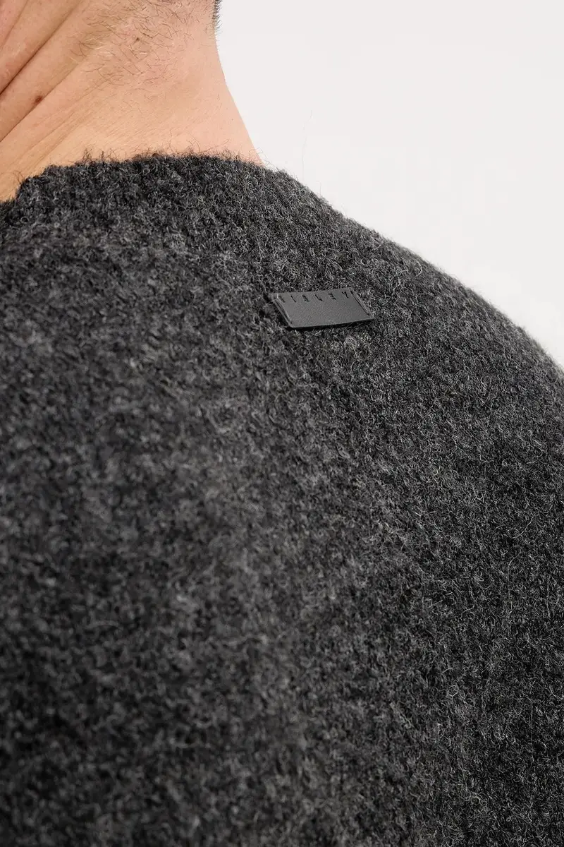 maglione in misto lana Grigio miniatura 5